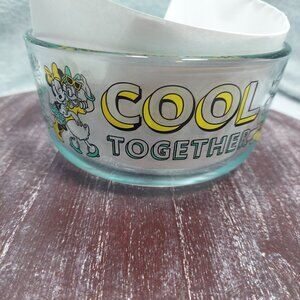 Mickey Mouse Pyrex Storage Bowl With Lid - 4 Cup